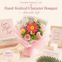 Grensoverschrijdende bestseller mix & match handgebreid gedroogd bloemenboeket afgewerkt zonnebloemdesign lerarendag cadeau kunstmatig
