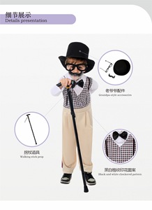 <span class=keywords><strong>Disfraz</strong></span> Familiar de Padre e Hijo para Halloween, Divertido Conjunto de Disfraces de Caballero, Traje a Juego para Papá e Hijo para Fiestas, Escuela - Product Image 4