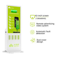 Borne de location de batteries externes personnalisée pour cafés, station intelligente partagée avec port Type-C QC3.0 60W, distributeur automatique de batteries externes Eternal Technology