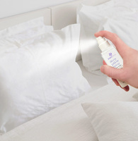 Spray d'oreiller biologique à la lavande pour sommeil profond, marque privée, apaisant, anti-stress, relaxant, arôme équilibrant pour les soins du sommeil nocturne