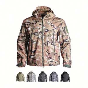 Veste coupe-vent camouflage imperméable de luxe pour homme, idéale pour la pluie et la conduite - Product Image 2