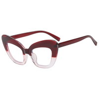 Monture de lunettes Anti-lumière bleue pour femmes, avec Rivet, à la mode, pour ordinateur, rétro, optique