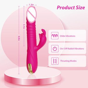 Estimulador de Clítoris de Silicona Recargable por USB, Vibrador de Punto <span class=keywords><strong>G</strong></span>, Vibrador de Empuje Rápido, Juguetes Sexuales para Mujeres y Parejas - Product Image 6