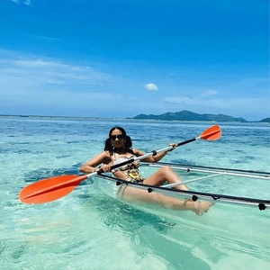 Canoa Transparente de PC para 2 Personas, Kayak de Cristal Transparente de 6mm - Product Image 4