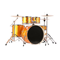 Factory Custom Logo GE1335 Compact Professional Jazz Drum Set Percussion Instruments for Beginners Students