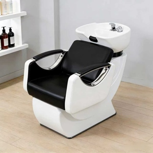 Ceramic Basin Hair Salon Sitting Style Shampoo <b>Bed</b> High-<b>end</b> Fiberglass Hair <b>Bed</b> Minimalist Style Shampoo Chair - Product Image 6