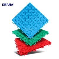 Dalles de sol emboîtables en plastique de qualité professionnelle pour tournois, surface antidérapante, revêtement de sol modulaire pour basketball, absorption des chocs