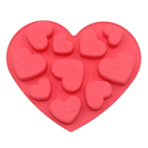 Valentine's Day Heart Shaped <b>Silicone</b> Chocolate Mold Non-Stick Eco-Friendly <b>Baking</b> Mould - Product Image 2