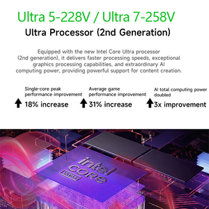 โน้ตบุ๊กธุรกิจน้ำหนักเบา ยี่ห้อใหม่ YOGA Air 14 Ultra5-228V / Ultra7-258V แรม 32GB ความจุ 1TB หน้าจอสัมผัส OLED ขนาด 14 นิ้ว ความละเอียด 2.8K - Product Image 4