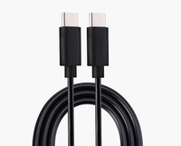 Câble de charge rapide USB Type-C mâle vers mâle double tête 3A 60W 10cm 15cm 20cm 25cm avec gaine en PVC pour ordinateur