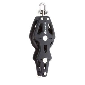 Poulie à roue unique/ Pivotante/ à roulement extensible Master BP-0620F, diamètre de la roue 60 mm, diamètre du câble 12 mm, pour quincaillerie marine - Product Image 2
