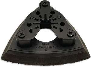 90*90*90MM crochet et boucle Triangle meulage plaque de secours disque de ponçage tampon de support pour outils abrasifs <span class=keywords><strong>multi</strong></span>-outils polissage - Product Image 2