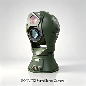 Caméra de surveillance PTZ EO/IR, caméra thermique infrarouge longue portée, suivi automatique des personnes et des véhicules par IA, surveillance extérieure - Product Image 3