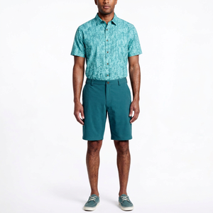 Wholesale Custom Men's <b>Stretch</b> <b>Shorts</b> Golf Casual Outdoor Walking <b>Shorts</b> with Belt Loops and Functional Pockets - Product Image 1