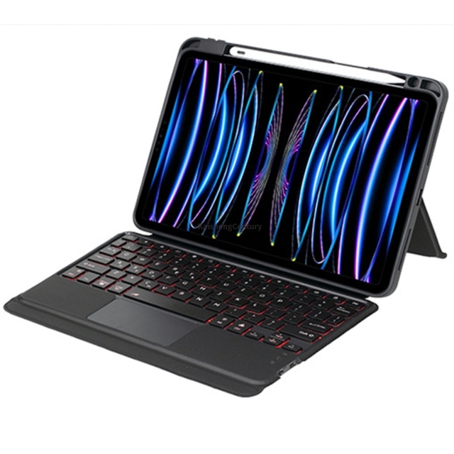 Hot selling For iPad 10th Gen 2022 BT Wireless Keyboard Protective Case Cover 10.9" Backlight Touchpad 10.9-inch