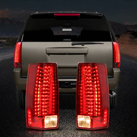Ensemble de feux arrière LED 6000K 100W avec clignotants séquentiels pour Yukon Tahoe Suburban 2007-2014