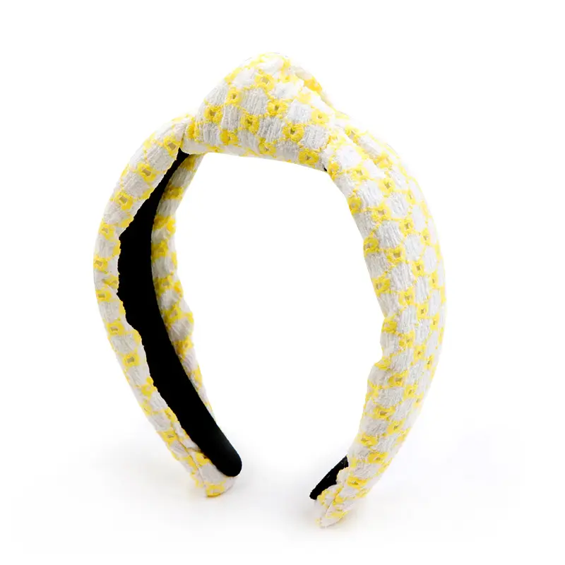 UNIQ Customize Fashion Spring Summer Hair Accessories Luxury Headbands Knotted Women Headband