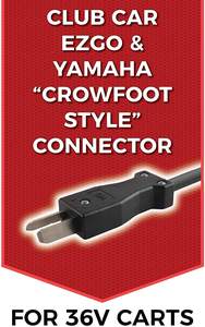 LNLEE <span class=keywords><strong>Chargeur</strong></span> de <span class=keywords><strong>batterie</strong></span> EZGO TXT 18 AMP personnalisé pour voiturettes de golf <span class=keywords><strong>36</strong></span> Volt-Fiche style "D" - Product Image 4