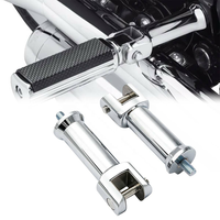 Kit de support de repose-pieds arrière VIMAS BD-0001 pour Softail Street Bob Fat Boy 18-26, aluminium noir/chromé, accessoire de moto