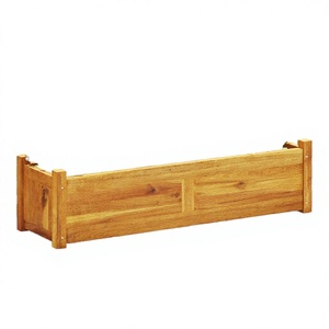 Hot Selling Premium Square Modern <b>Wooden</b> Raised <b>Garden</b> Bed -<b>Planter</b> Box for Flowers Plants | Durable Stylish Indoor/Outdoor - Product Image 2