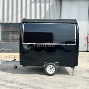 Camión de Comida Móvil Mini Estándar Alemán de 2.2m, Remolque Personalizado para Venta de Helados y Postres en la Calle - Product Image 2