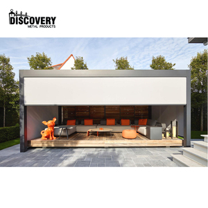 Vente en gros de pergola extérieure moderne en aluminium de haute qualité Pergola bioclimatica rétractable pour maison jardin - Product Image 3