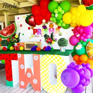 Décoration de fête d'anniversaire sur le thème des fruits, guirlande d'arche de ballons colorés, kit de décoration de mariage, douche nuptiale, toile de fond <span class=keywords><strong>E3131</strong></span> - Product Image 4