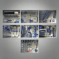 Ensemble d'outils à main de conception allemande 369 pièces, kit de douilles mécaniques aux normes européennes pour la réparation automobile