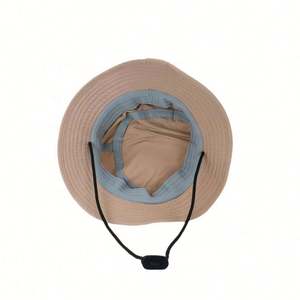 Summer Outdoor Fisherman Bucket <b>Hat</b> with UV Protection for <b>Hiking</b> Fishing Skiing & Cycling Men's Casual Sunshade Wholesale - Product Image 3