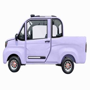 Mini Camioneta Eléctrica Fácil de Usar y Práctica, Vehículo de 4 Ruedas y 4 Asientos <span class=keywords><strong>con</strong></span> Caja de Carga - Product Image 3