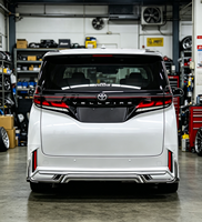Kit carrosserie ABS blanc 2024 pour conversion facelift Alphard Vellfire série 40, style OEM, ensemble de lèvres avec garantie d'un an