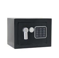 HYYSAFE HYY140 Mini Caja Fuerte Electrónica Digital de Acero con Cerradura de Llave para Almacenamiento de Documentos y Joyas en el Hogar