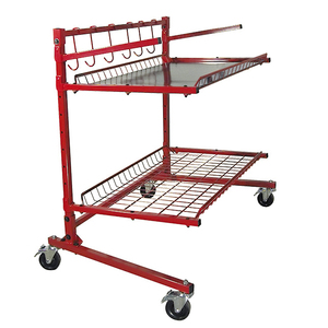 LD-AU1007 धातु भागों भंडारण ट्रॉली गाड़ी फोल्डेबल 200 किलोग्राम/300 किलोग्राम भार क्षमता मोटर वाहन निकाय की मरम्मत के लिए - Product Image 3