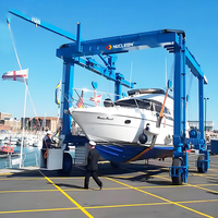 Lève-bateau marin de 100 tonnes à haute flexibilité avec modes de direction multiples