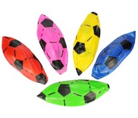 Balles de jouet extérieur prix d'usine bon marché personnalisé mini conception en plastique soulagement du stress ballon de football de plage gonflable en PVC