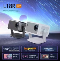 Projecteur portable interactif L18R FHD 4K Android 14 avec WiFi sans fil et réglage 1080P, prix de gros usine