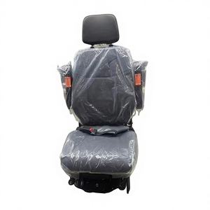 Siège à suspension mécanique robuste avec support lombaire pneumatique - Convient aux tracteurs, excavateurs, bulldozers - Product Image 2