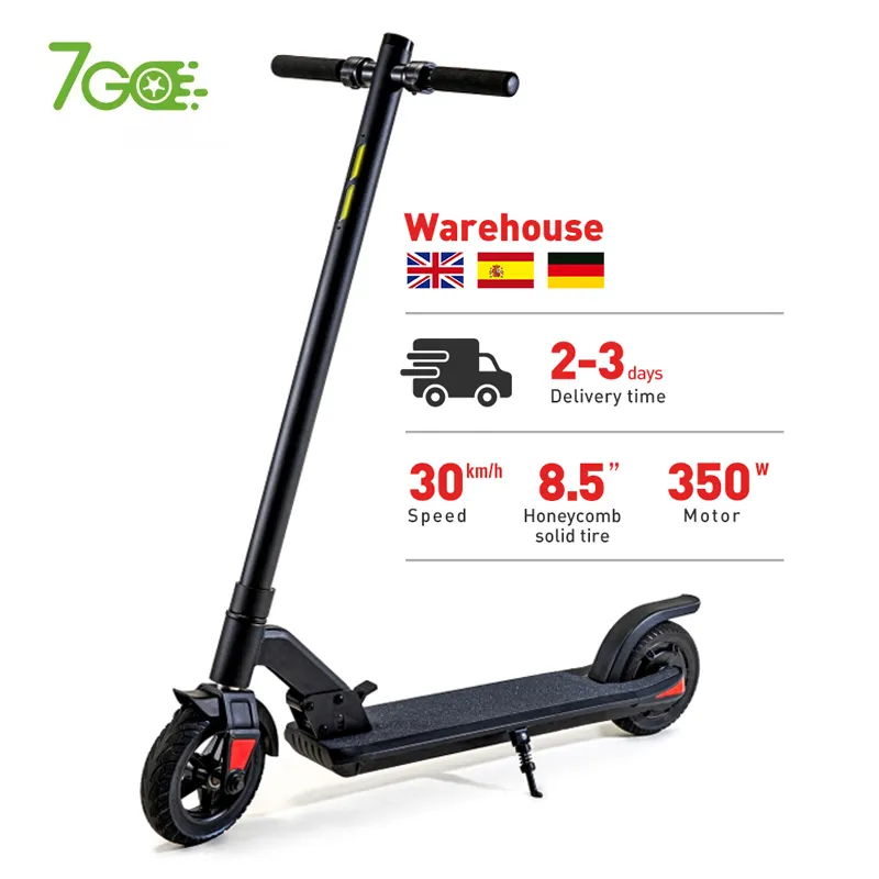 Patinete eléctrico plegable de alta velocidad para adultos, 30 Km/H, neumático de 8 pulgadas, rueda de Motor potente de 350W