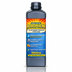 GRAPHONEX BOROPHENE Formule de lavage auto super-hydrophobe Dites adieu aux taches d'eau et aux dépôts de saleté 1000ml Durée de conservation de 10 ans - Product Image 1