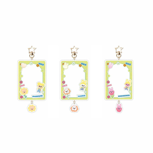 Porte-clés en acrylique imprimé UV avec cadre photo de dessin animé, pour rangement de petites cartes, pendentif, accessoire Star, vente en gros - Product Image 4