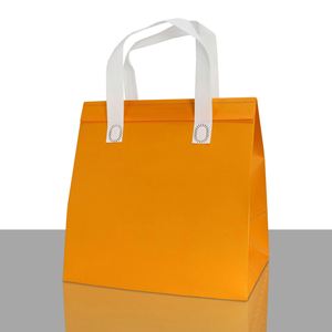 Sacs d'emballage isothermes écologiques personnalisés avec logo, poignée longue, impression numérique pour hamburgers, pizzas, frites, sacs non tissés - Product Image 6