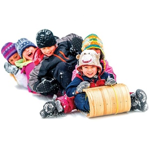 Luge traditionnelle en bois de 6 pieds pour la neige - Product Image 2