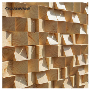 Tablero de aislamiento acústico de madera maciza Goodsound deflector de pared difusor insonorizado trampas de graves paneles de esquina para cine en casa - Product Image 1
