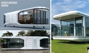Waterdichte prefab aluminium ruimtecapsule mobiele cabine voor resort hotel ruimtecapsule - Product Image 2