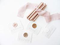 Poignée ronde en laiton pour sceau à cire, kit de scellage, personnalisé, tête en laiton, photo gaufrée, blanc, transparent