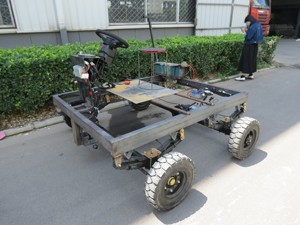 Triciclos eléctricos con motor de gasolina de accionamiento directo, el mejor motor para automóvil, chasis pequeño con volante a la derecha - Product Image 4
