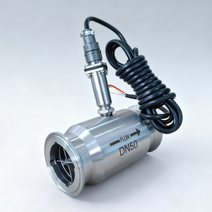 2インチステンレス鋼クランプオンミルクアルコール液体流量計ディーゼル燃料インジケータ4-20mAパルス出力OEMカスタマイズ可能 - Product Image 3