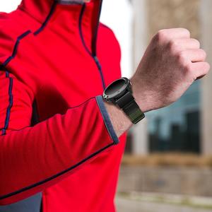 <span class=keywords><strong>Bracelet</strong></span> de remplacement pour montre intelligente <span class=keywords><strong>Garmin</strong></span> <span class=keywords><strong>Fenix</strong></span> 7 6 <span class=keywords><strong>5</strong></span>, cuir véritable + toile, 22 mm, sangle de montre en nylon à fixation rapide - Product Image 6