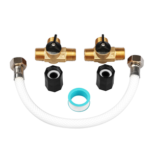 Kit de derivación para calentador de <span class=keywords><strong>agua</strong></span> permanente de RV, accesorios para remolques, kit de derivación de giro rápido para tanque de 10 galones para caravanas y autocaravanas - Product Image 1