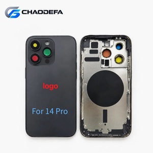 Boîtier arrière pour iPhone 14 Pro, coque arrière de téléphone portable, couvercle de batterie, châssis central, assemblage de remplacement - Product Image 1
